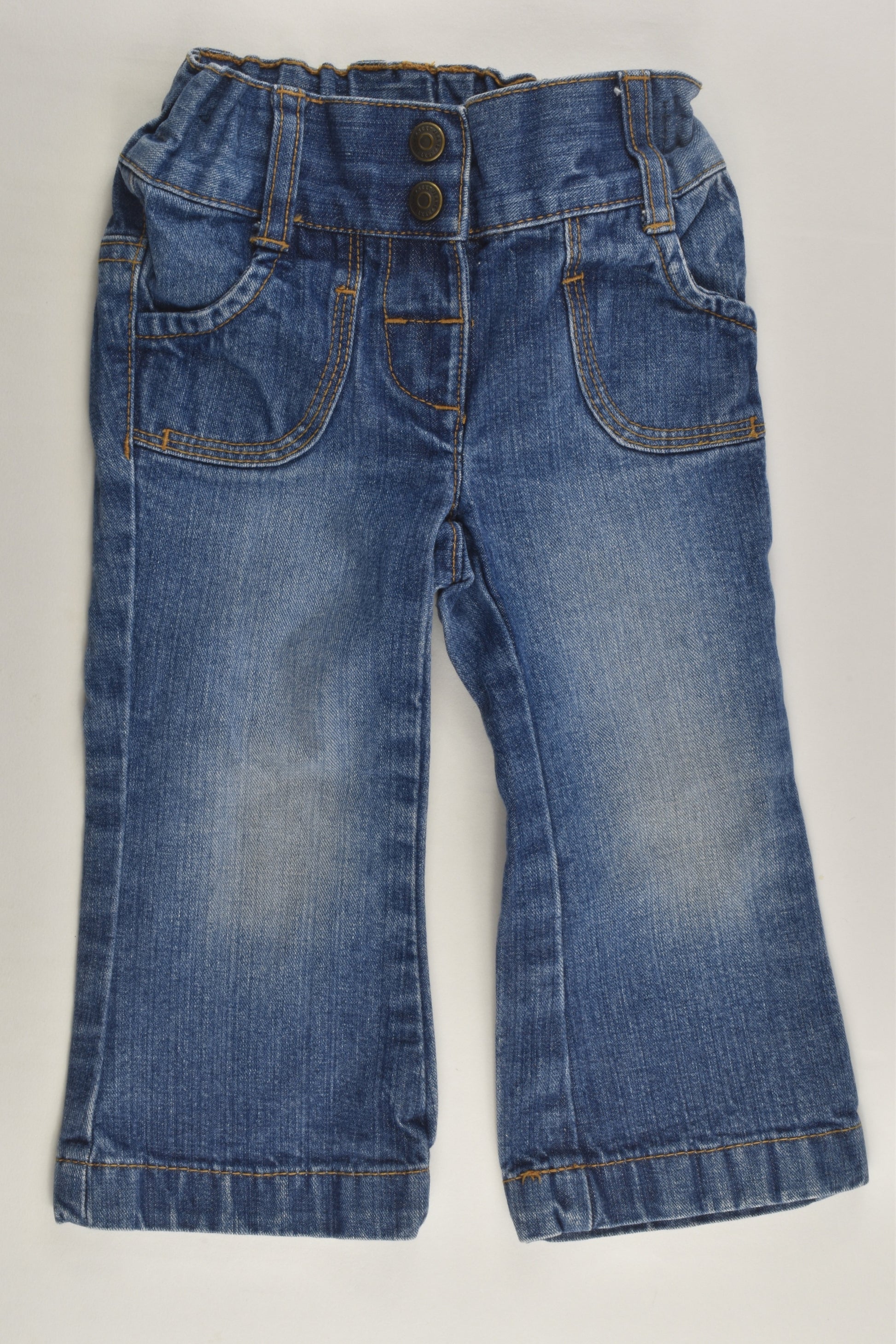 Next Size 1 Love Heart Pockets Denim Pants