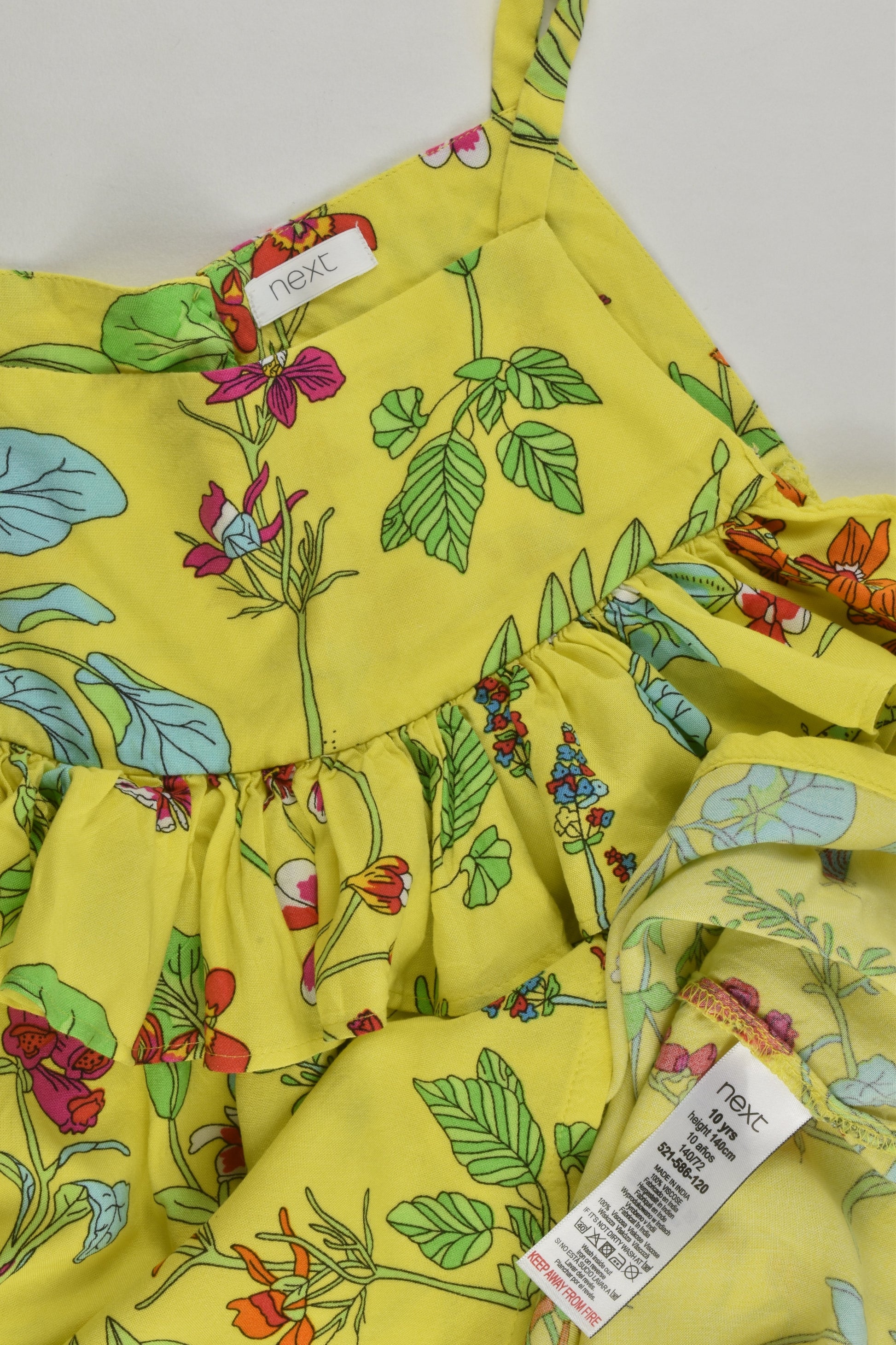 Next Size 10 (140 cm) Floral Viscose Dress