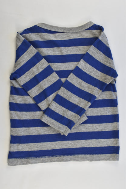 Next Size 2 (1.5-2 years, 92 cm) Striped Monkey Top