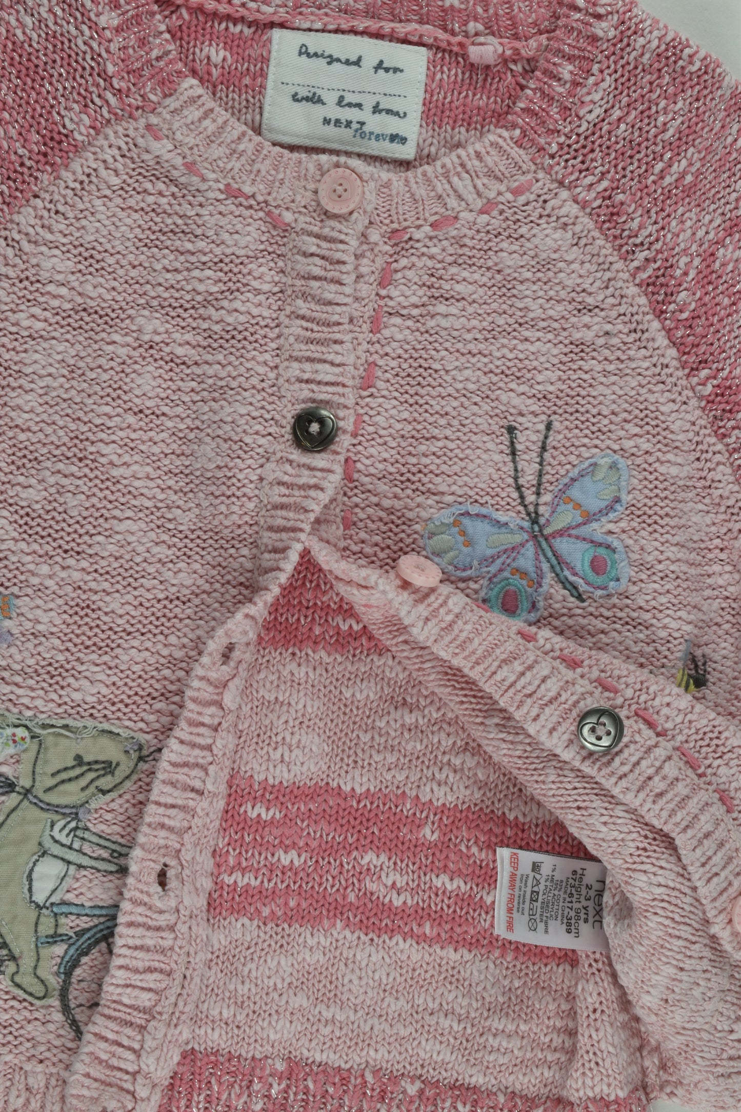 Next Size 2-3 (98 cm) Bunny Cardigan