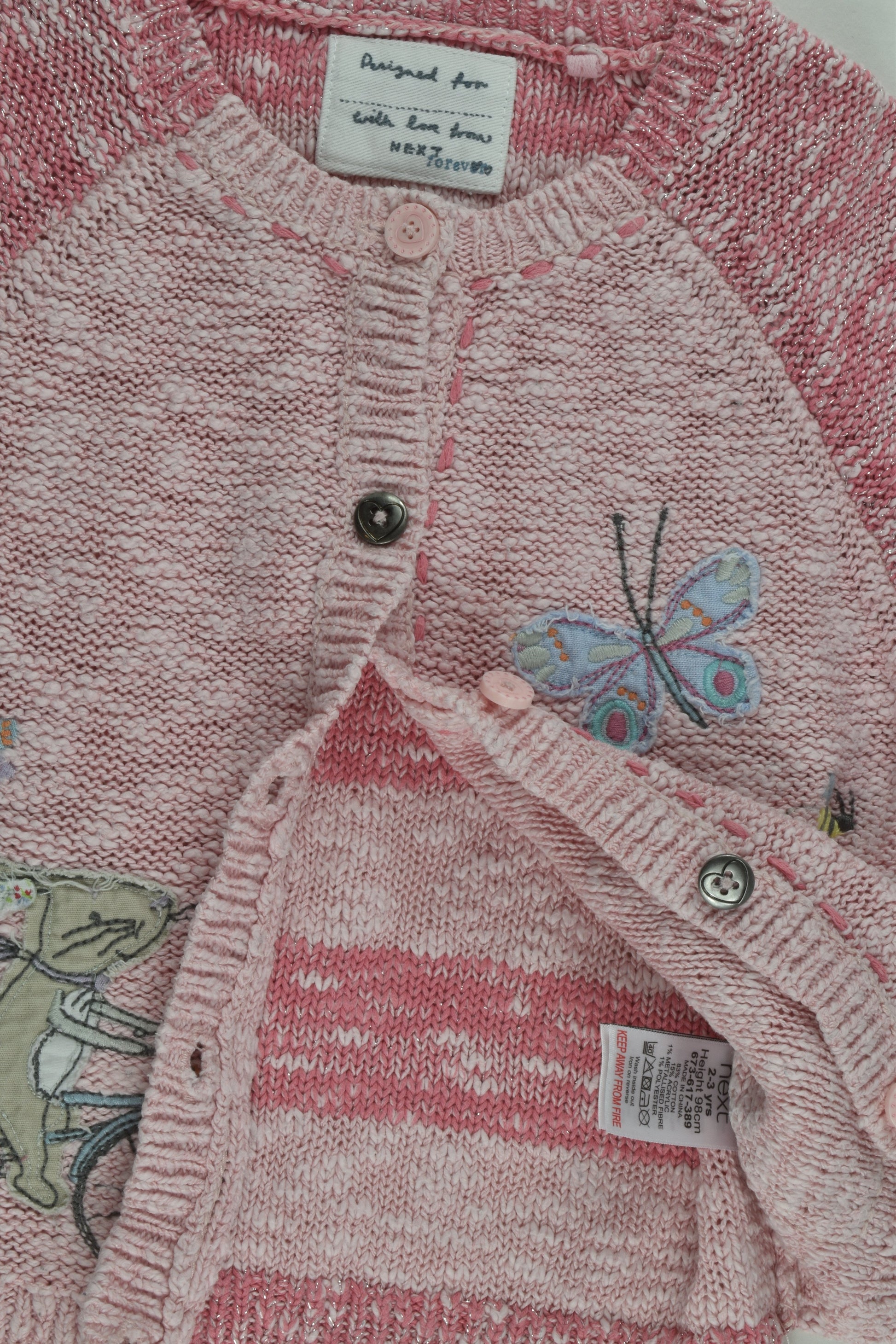 Next Size 2-3 (98 cm) Bunny Cardigan