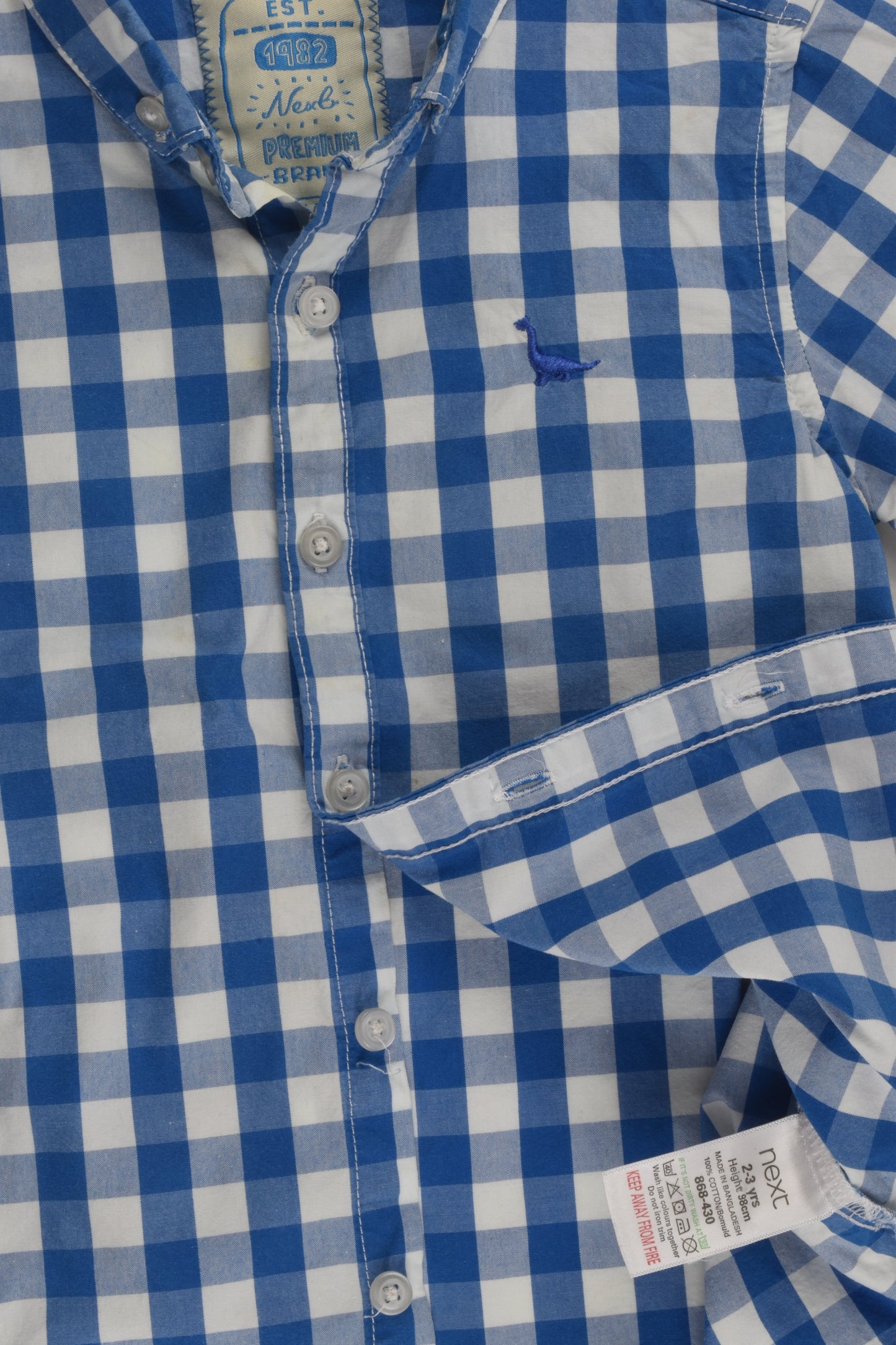 Next Size 2-3 (98 cm) Checked Shirt