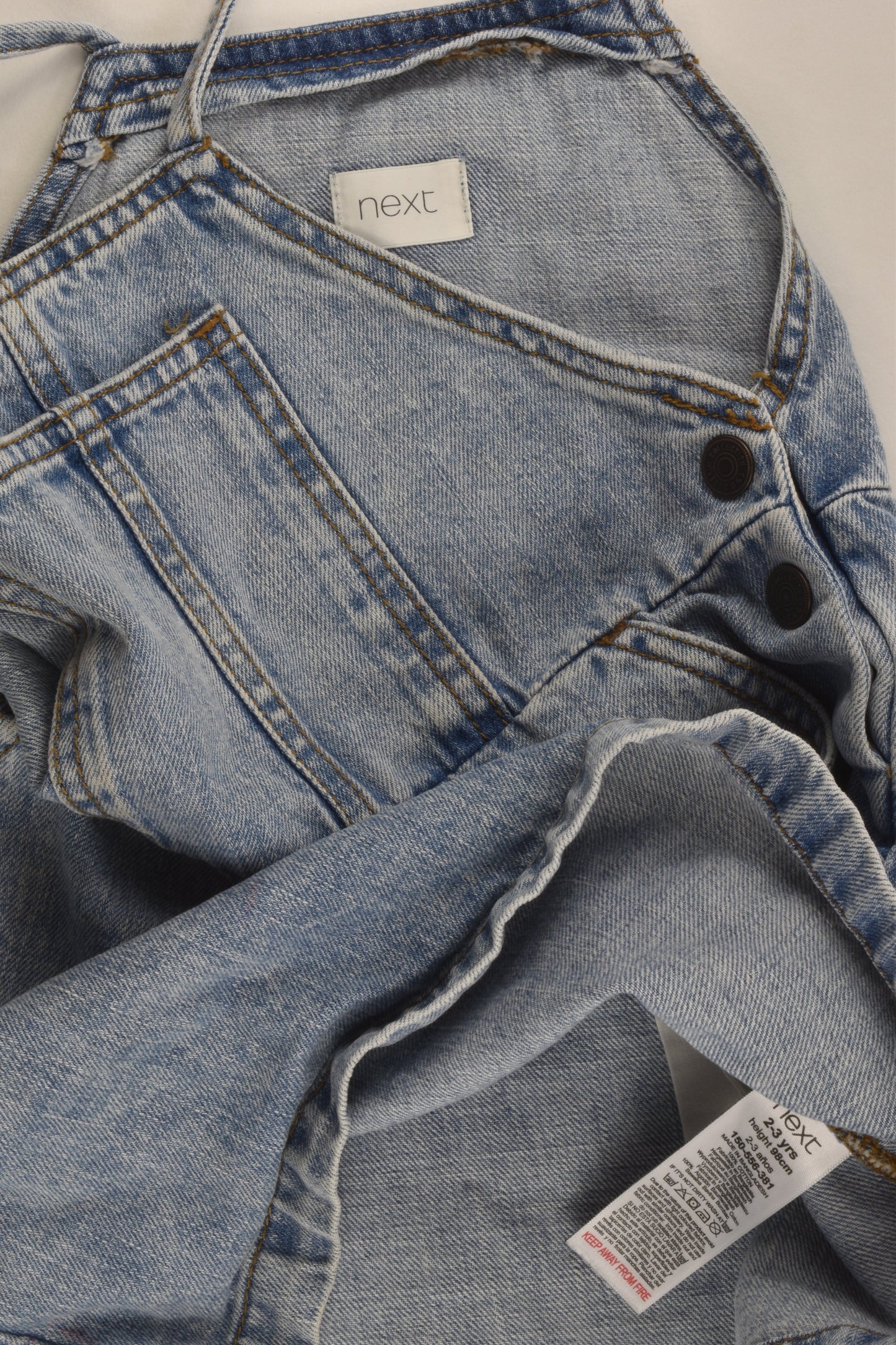 Next Size 2-3 (98 cm) Denim Dress