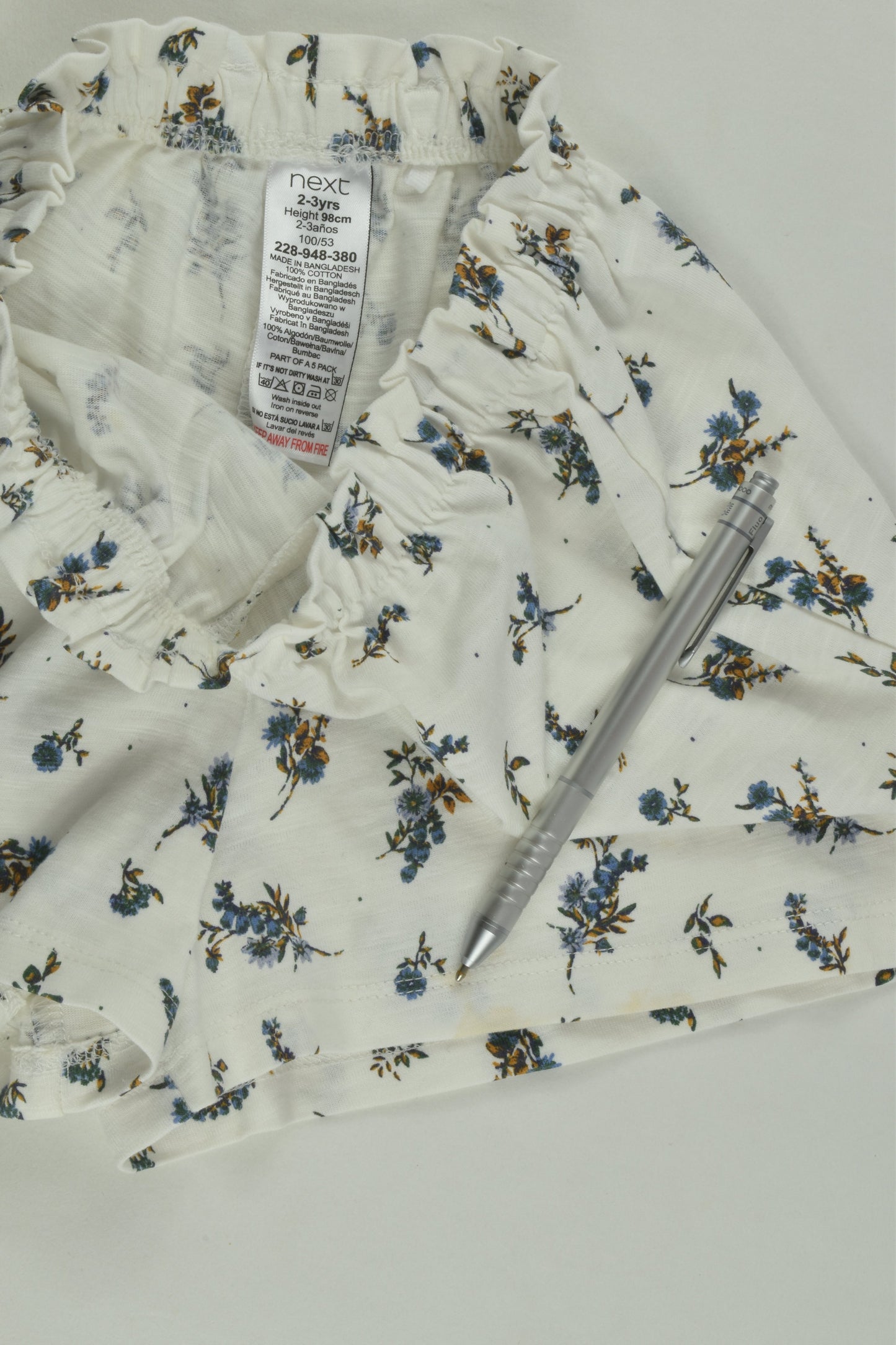 Next Size 2-3 (98 cm) Floral Shorts