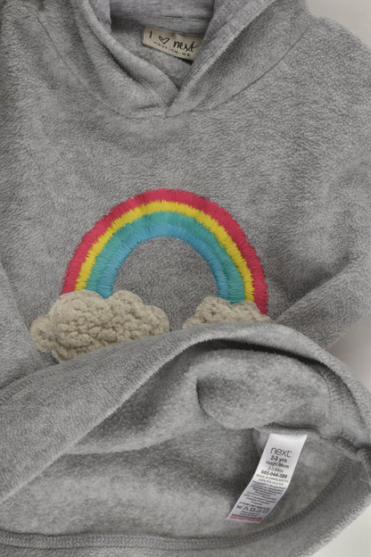 Next Size 2-3 (98 cm) Rainbow Fleece Jumper