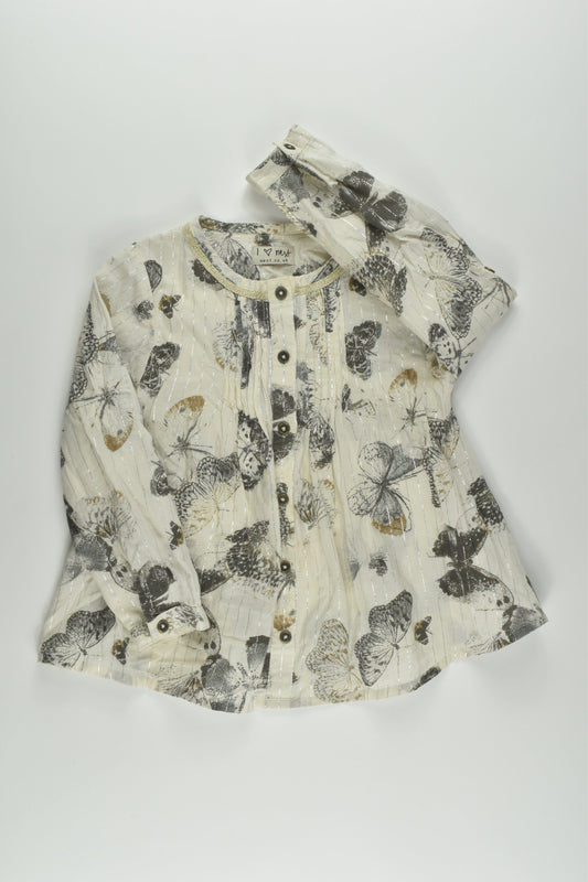 Next Size 2-3 Butterfly Blouse