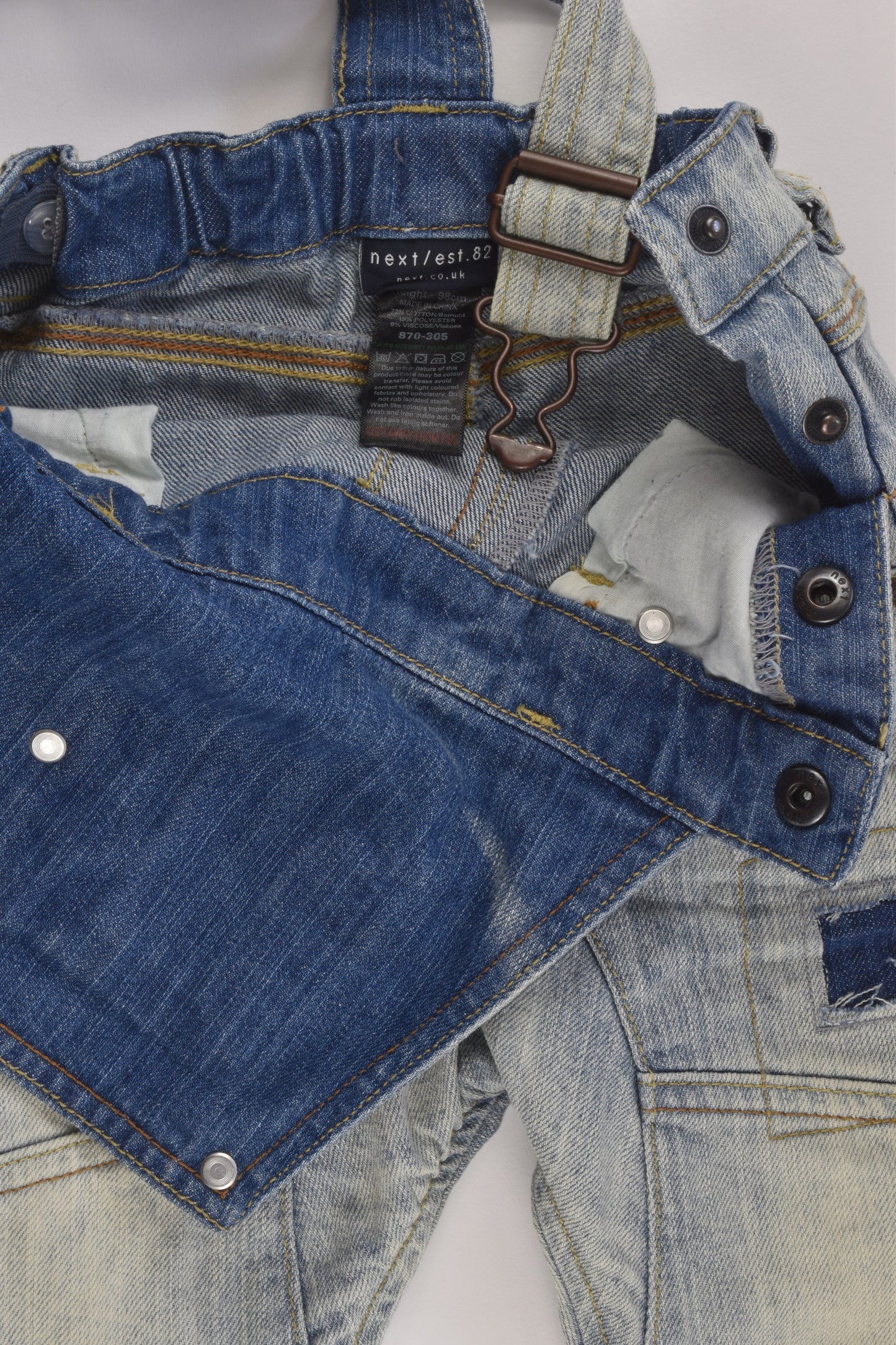 Next Size 2-3 Denim Overalls