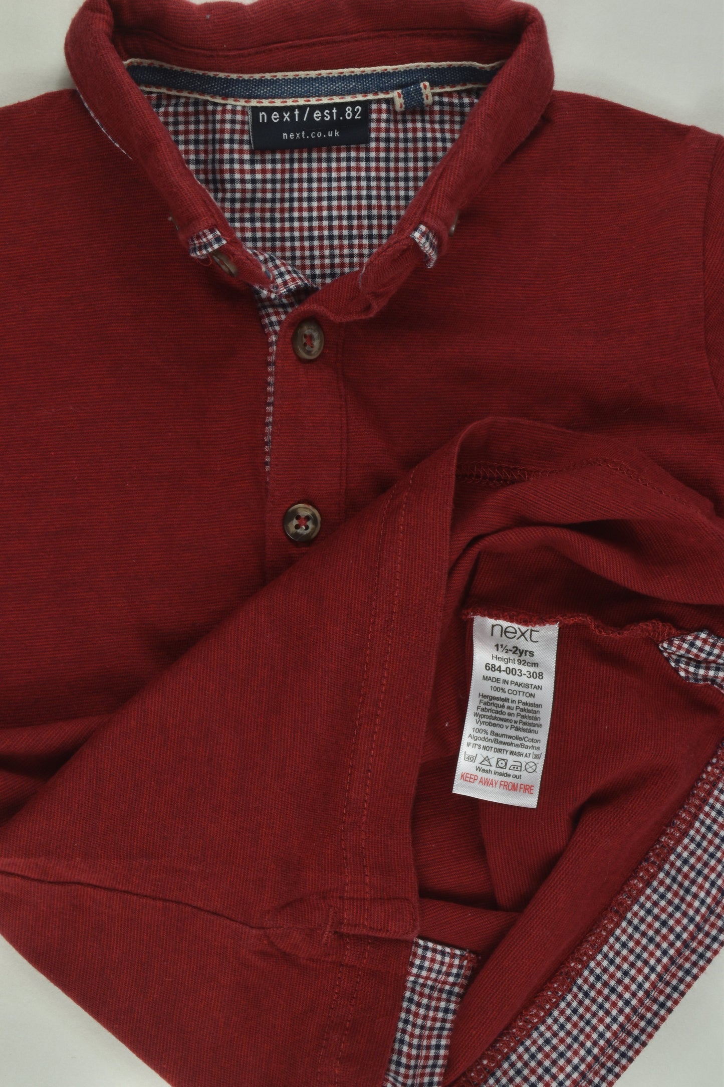 Next Size 2 (92 cm) Polo Shirt