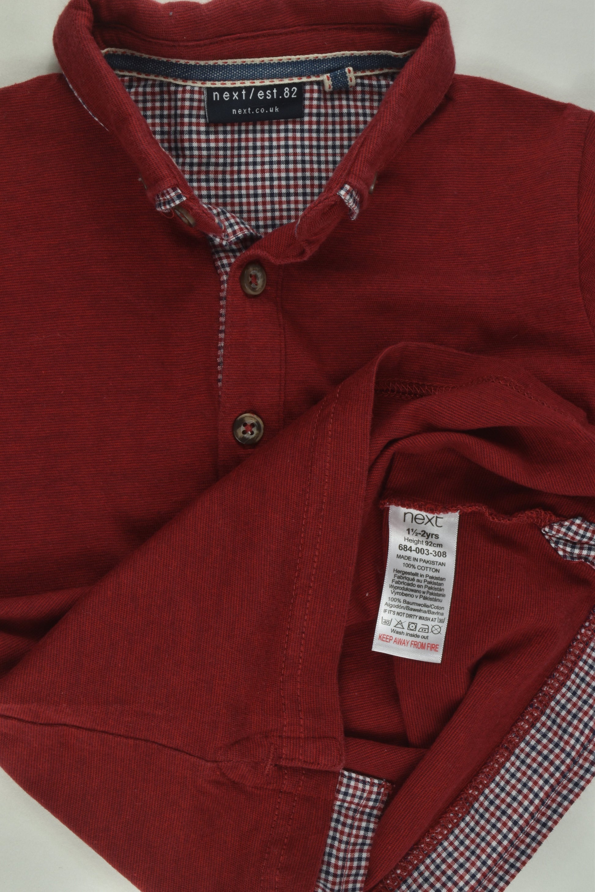 Next Size 2 (92 cm) Polo Shirt