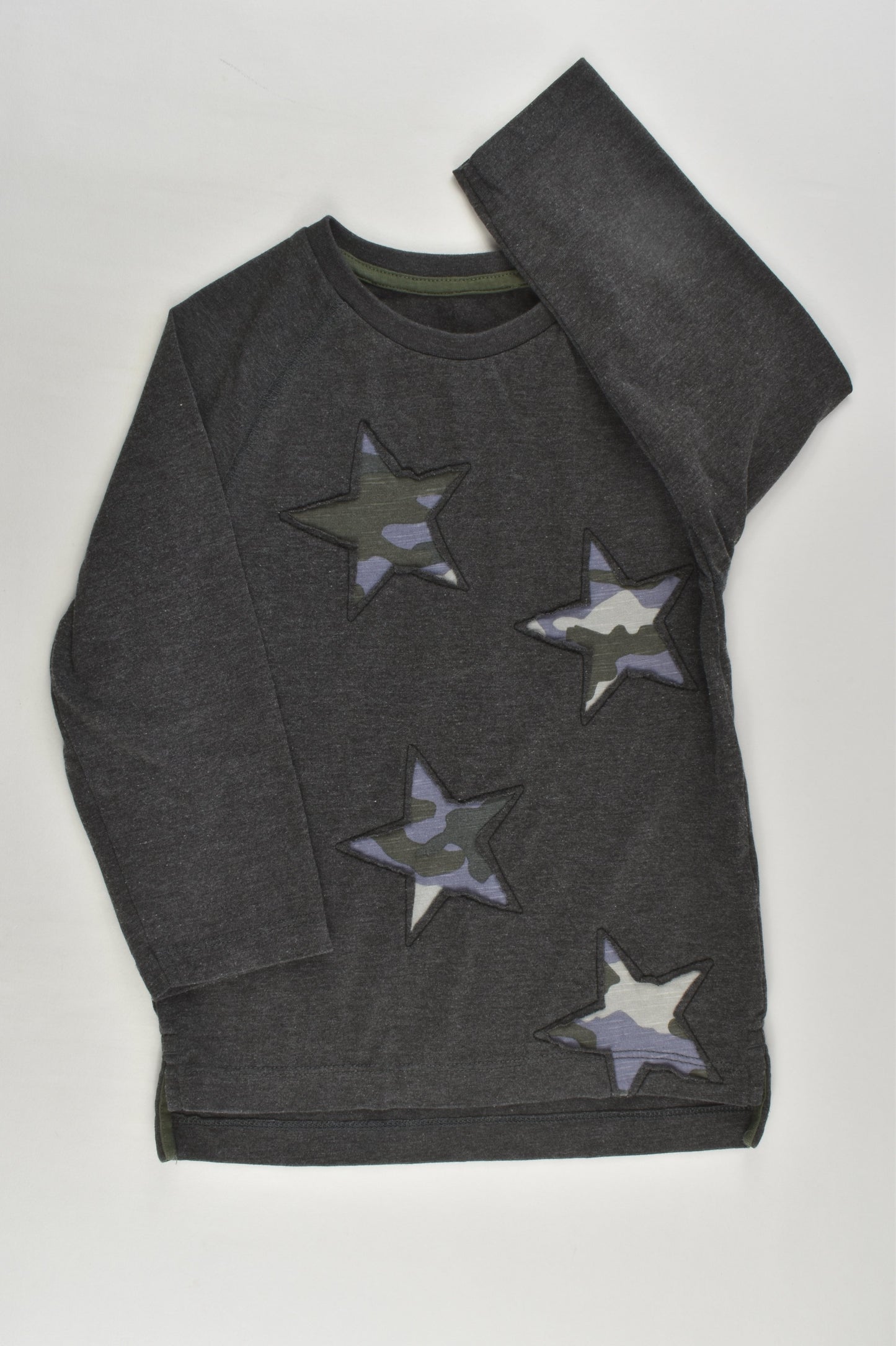 Next Size 2 Camouflage Stars Top