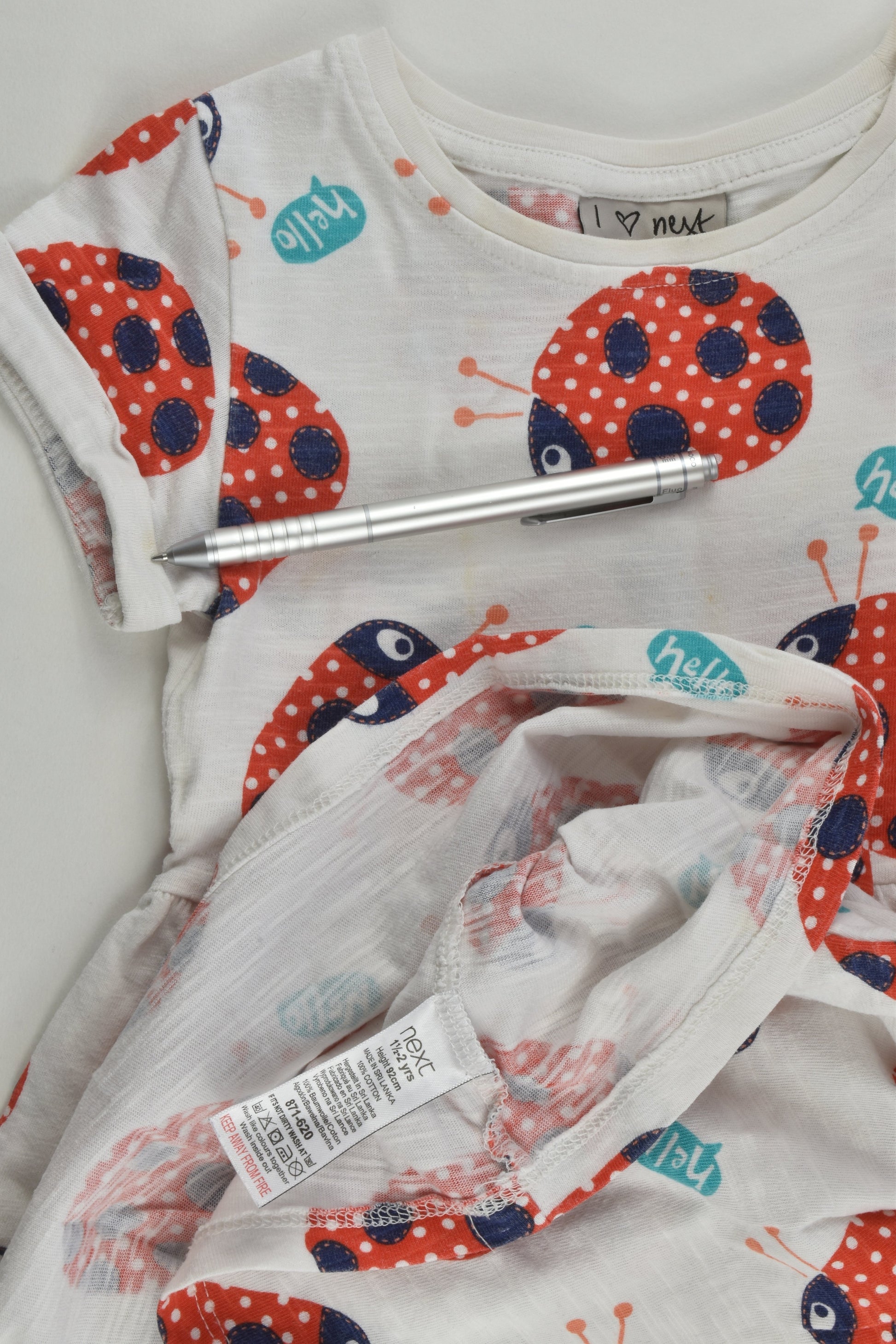 Next Size 2 Ladybird Dress