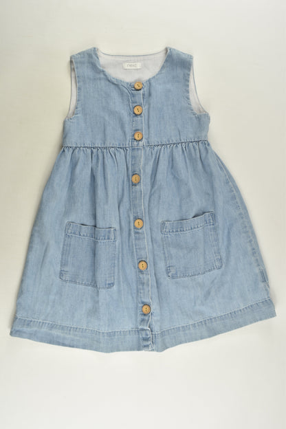 Next Size 3-4 (104 cm) Denim Dress
