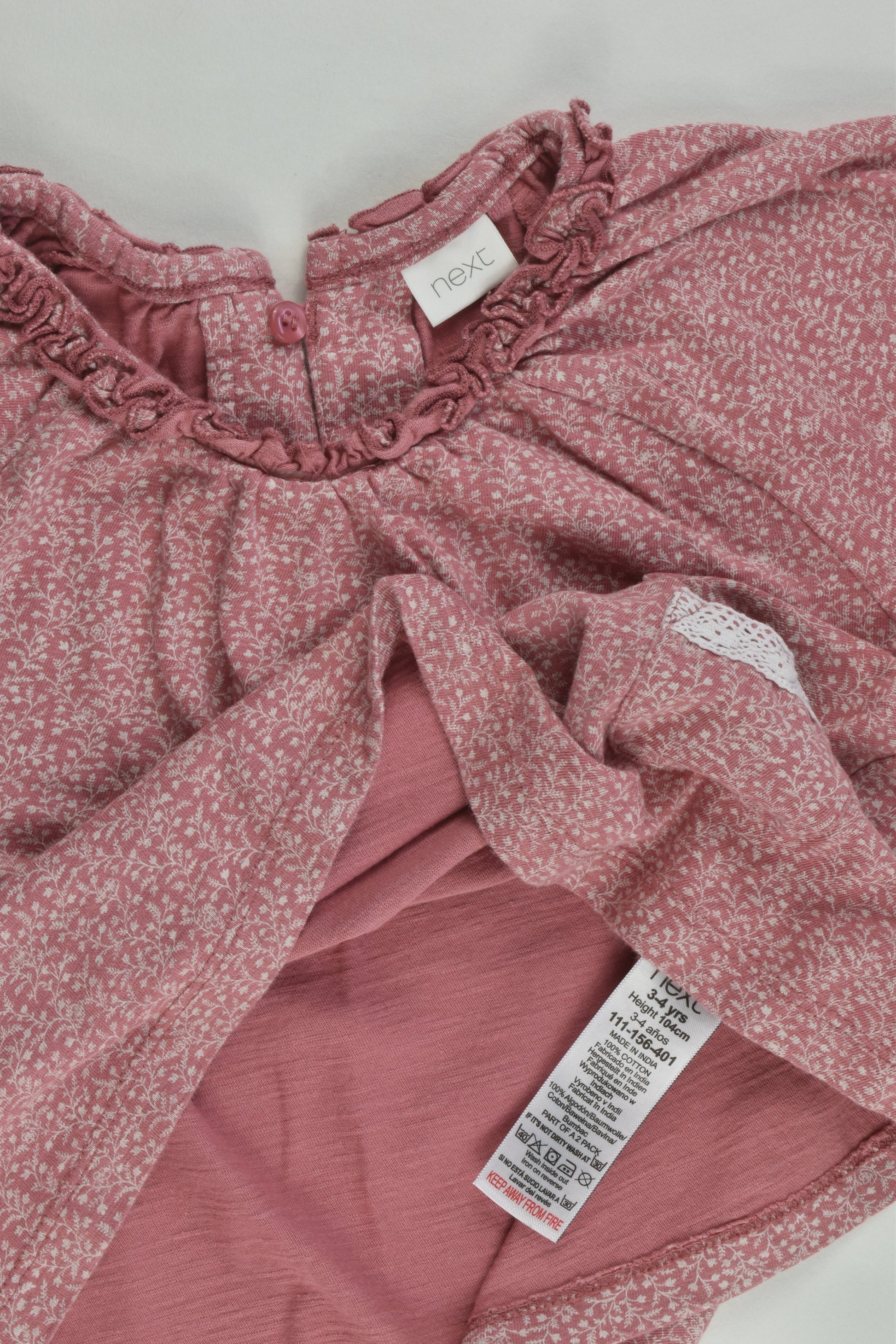 Next Size 3-4 (104 cm) Floral Blouse
