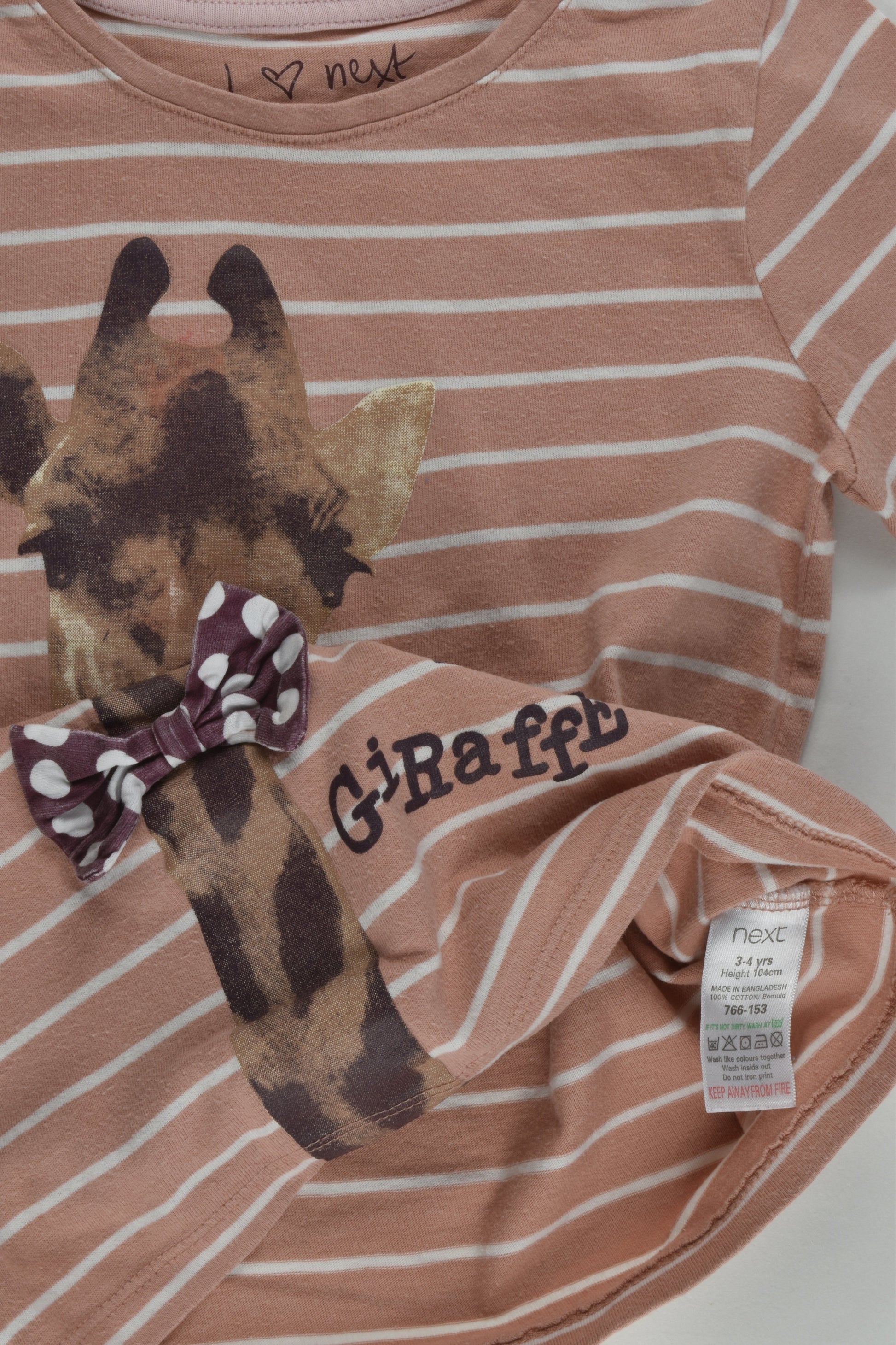 Next Size 3-4 (104 cm) Giraffe Top