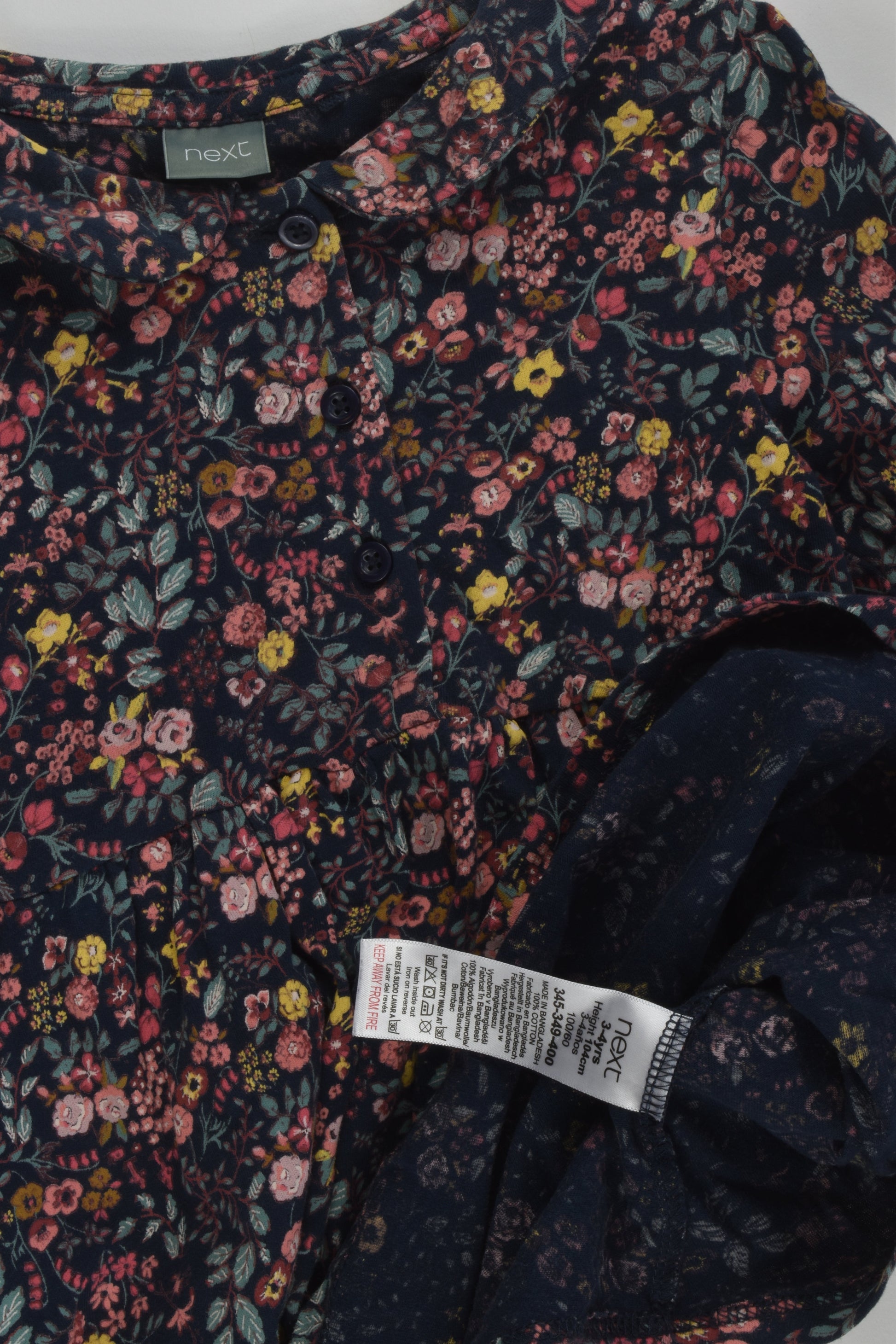 Next Size 3-4 Floral Dress