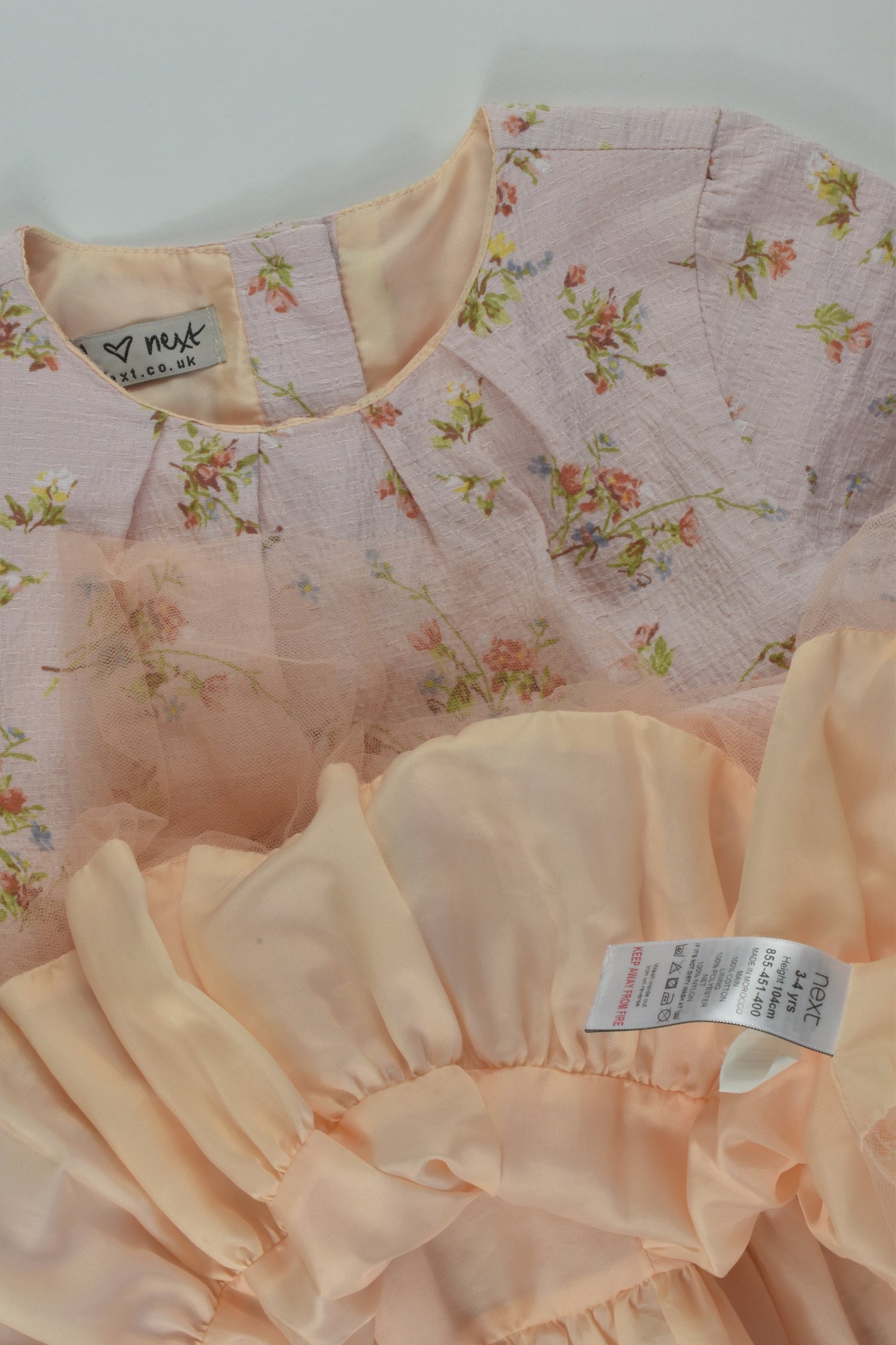 Next Size 3-4 Lined Dress