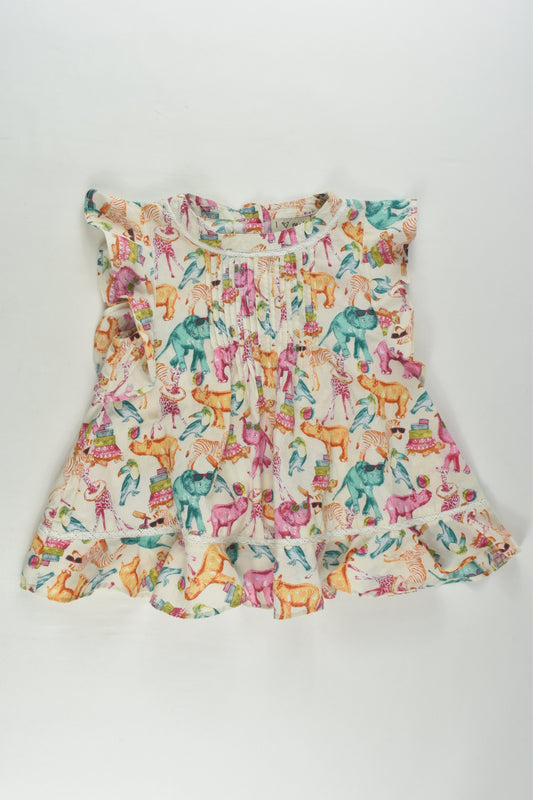 Next Size 3 Holiday Animals Blouse