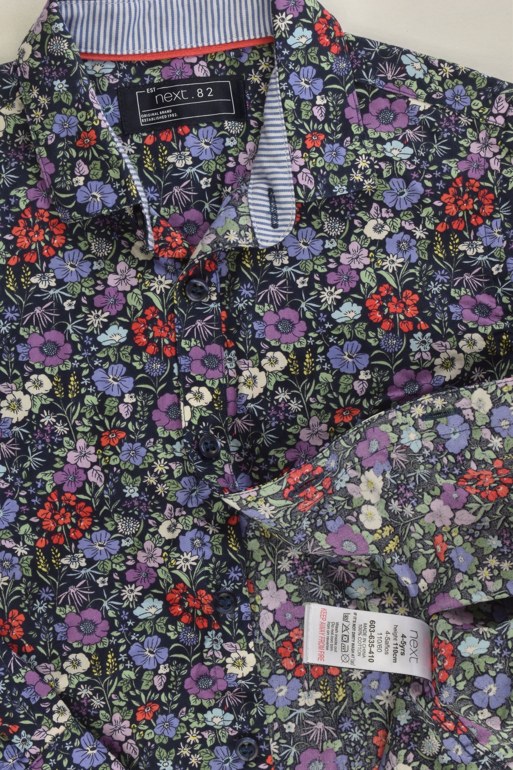 Next Size 4-5 (110 cm) Liberty Print Shirt