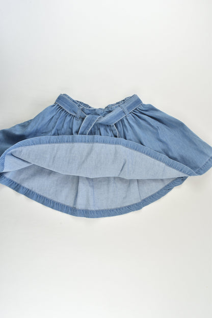 Next Size 4-5 (110 cm) Lightweight Denim Skirt