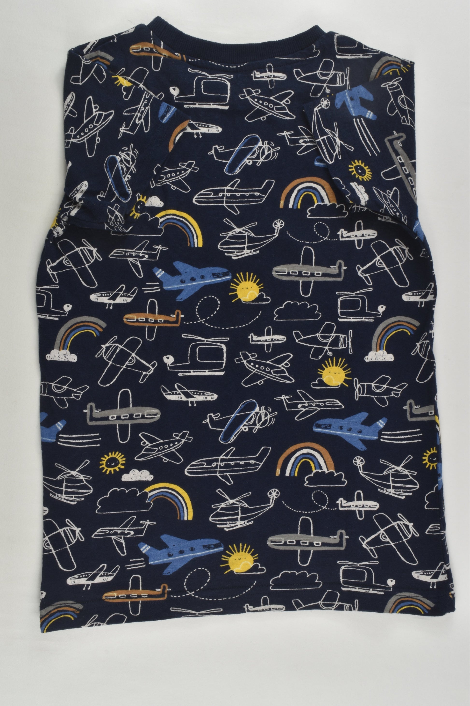 Next Size 4-5 (110 cm) Planes and Rainbows T-shirt