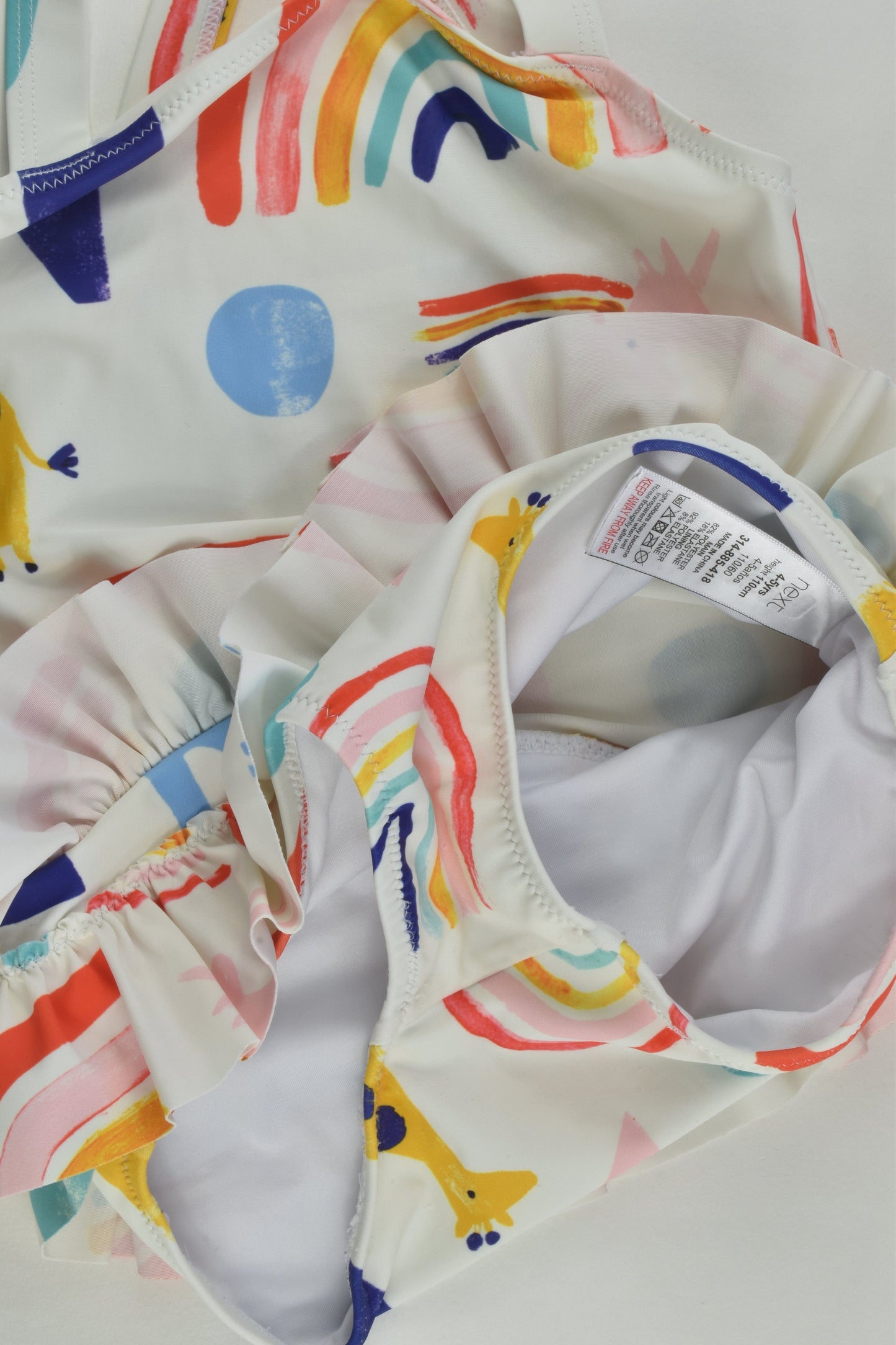 Next Size 4-5 (110 cm)Rainbows and more Swimsuit