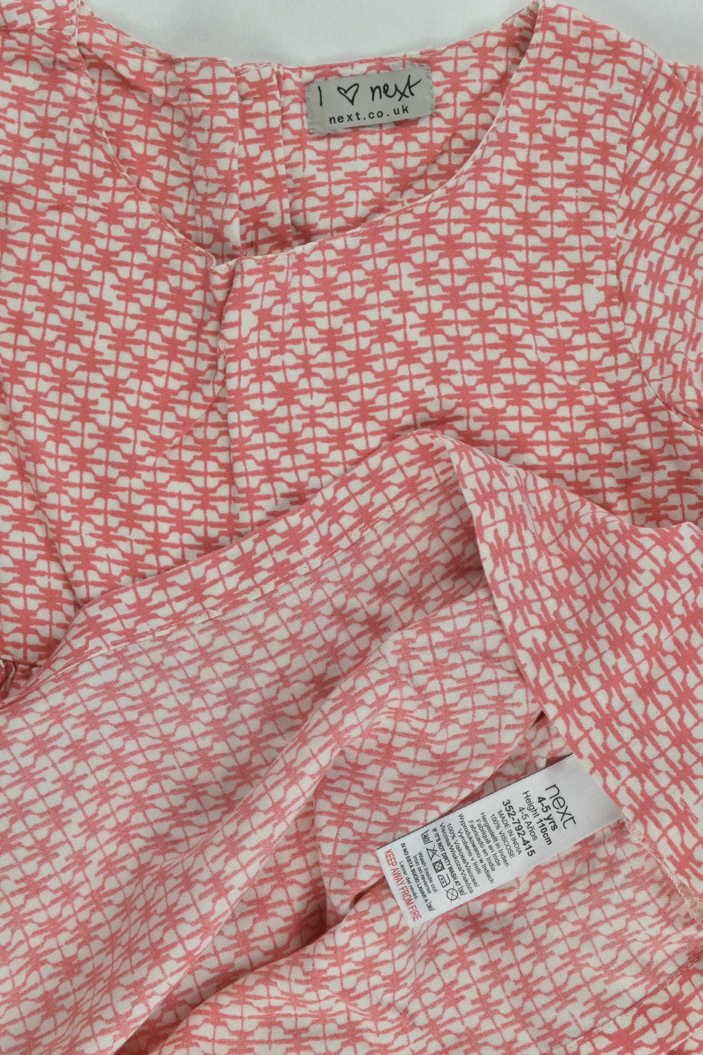 Next Size 4-5 Viscose Dress