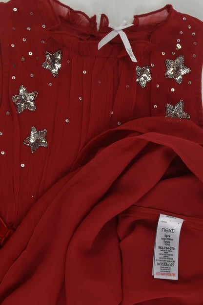 Next Size 5 (110 cm) Christmas Dress