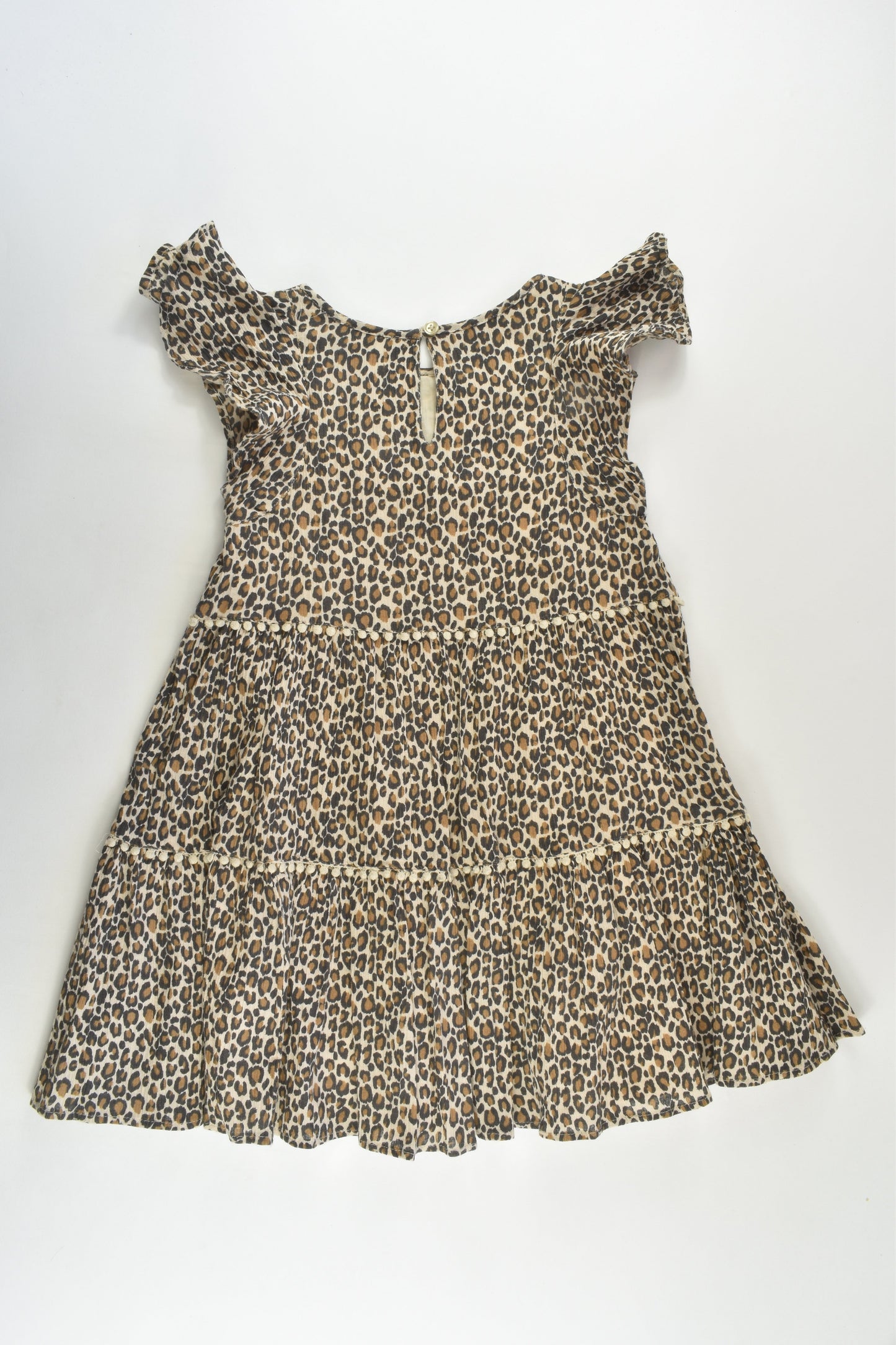 Next Size 5 (110 cm) Lined Leopard Dress