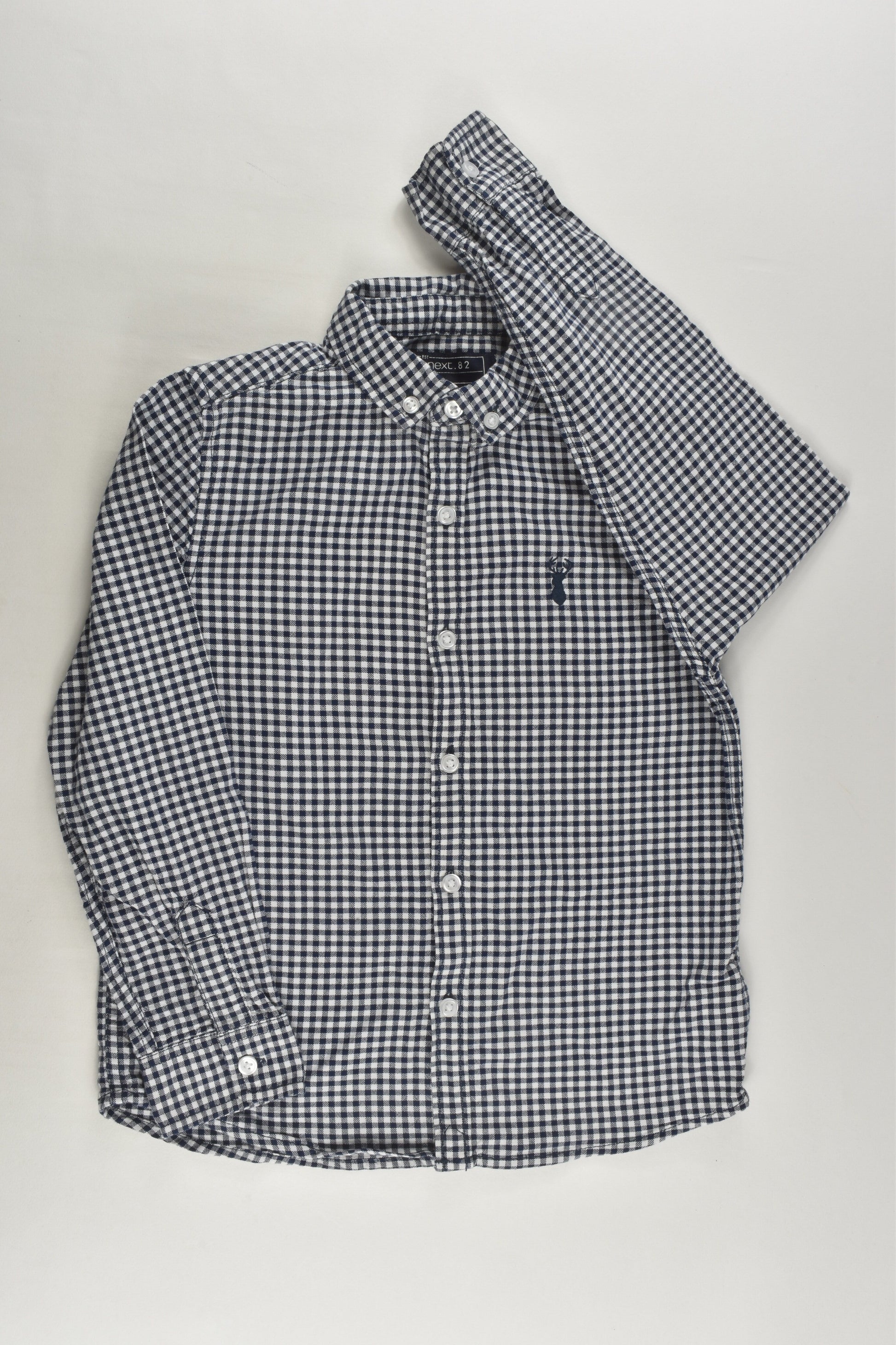 Next Size 5-6 (116 cm) Checked Linen-feel Shirt