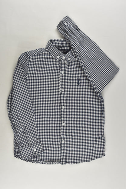 Next Size 5-6 (116 cm) Checked Linen-feel Shirt