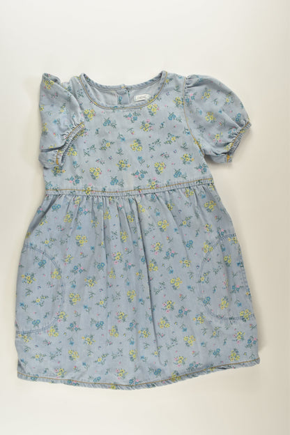 Next Size 5-6 Floral Demin Dress