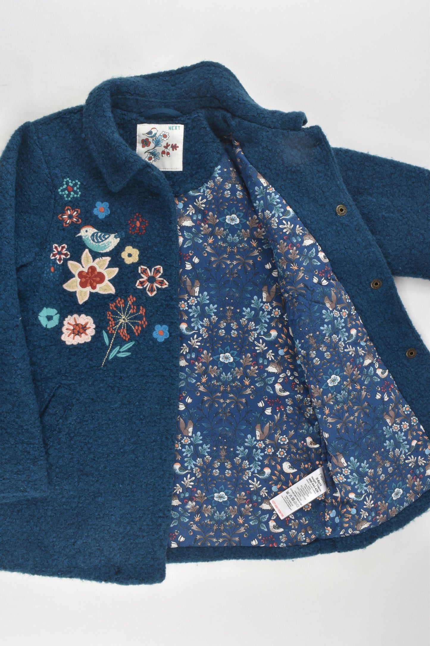 Next Size 5-6 Forest Animals Jacket