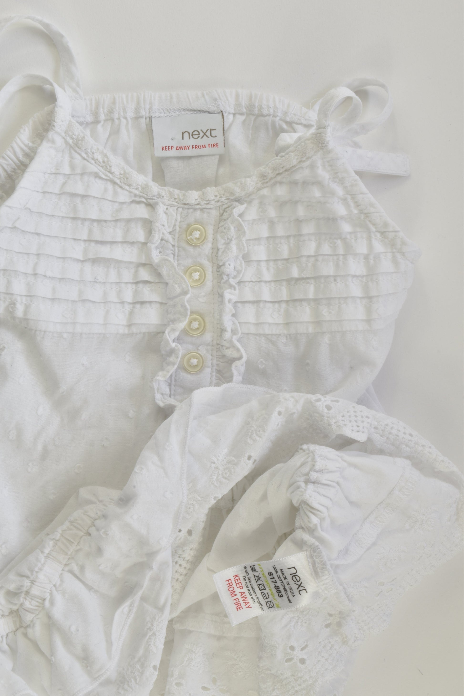 Next Size 5 Lace Detail Blouse