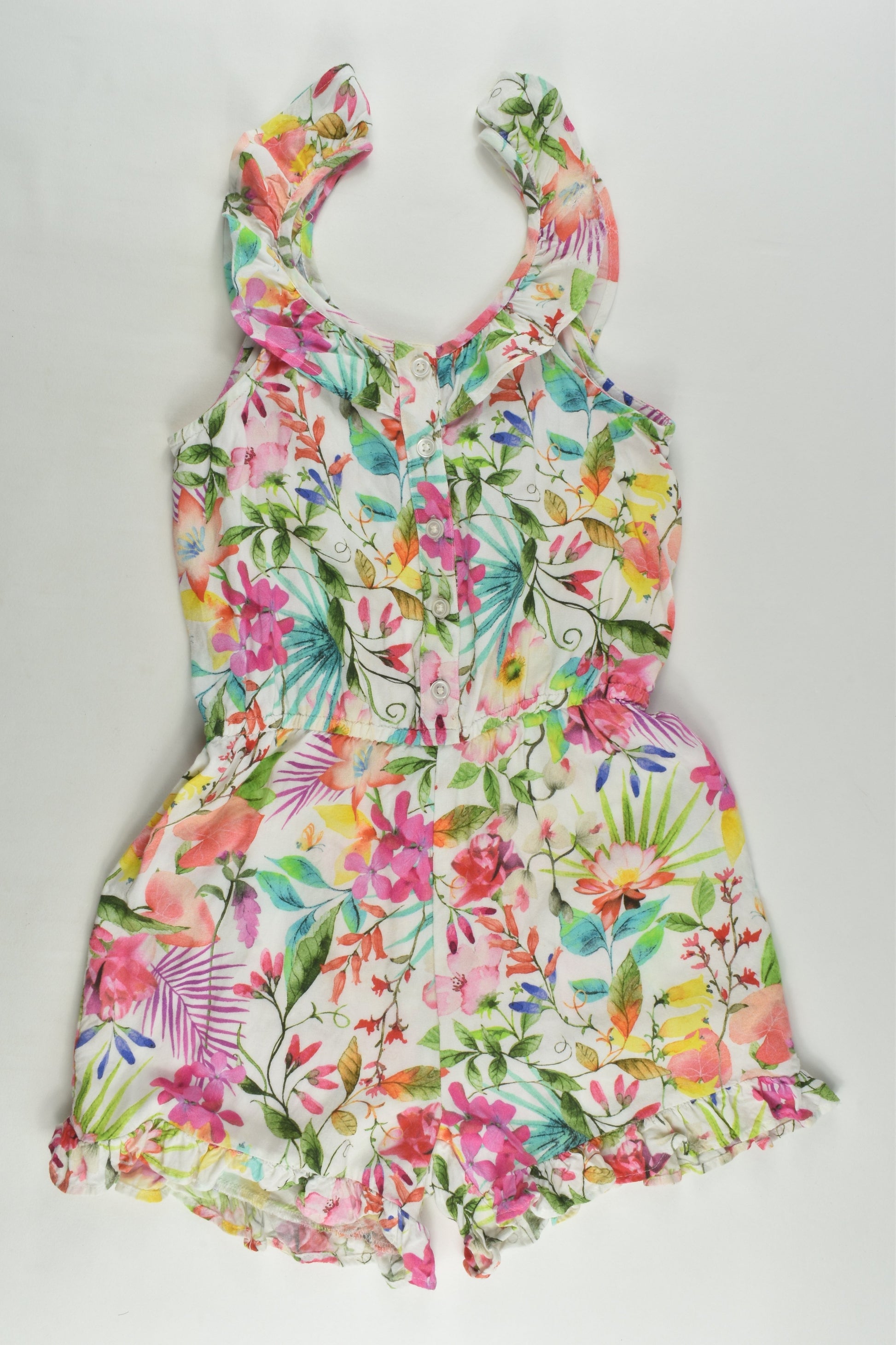Next Size 6 (116 cm) Floral Playsuit