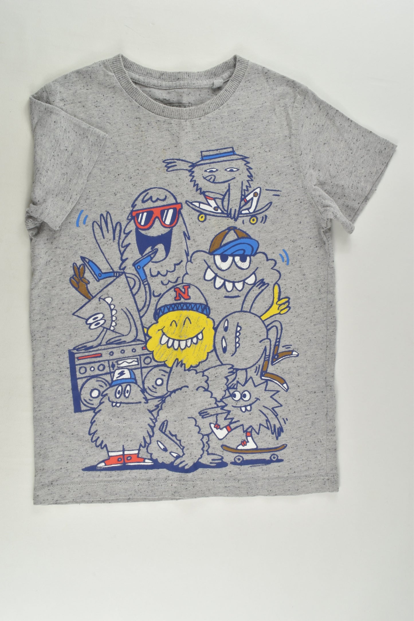 Next Size 6 Friendly Music and Skate Monsters T-shirt