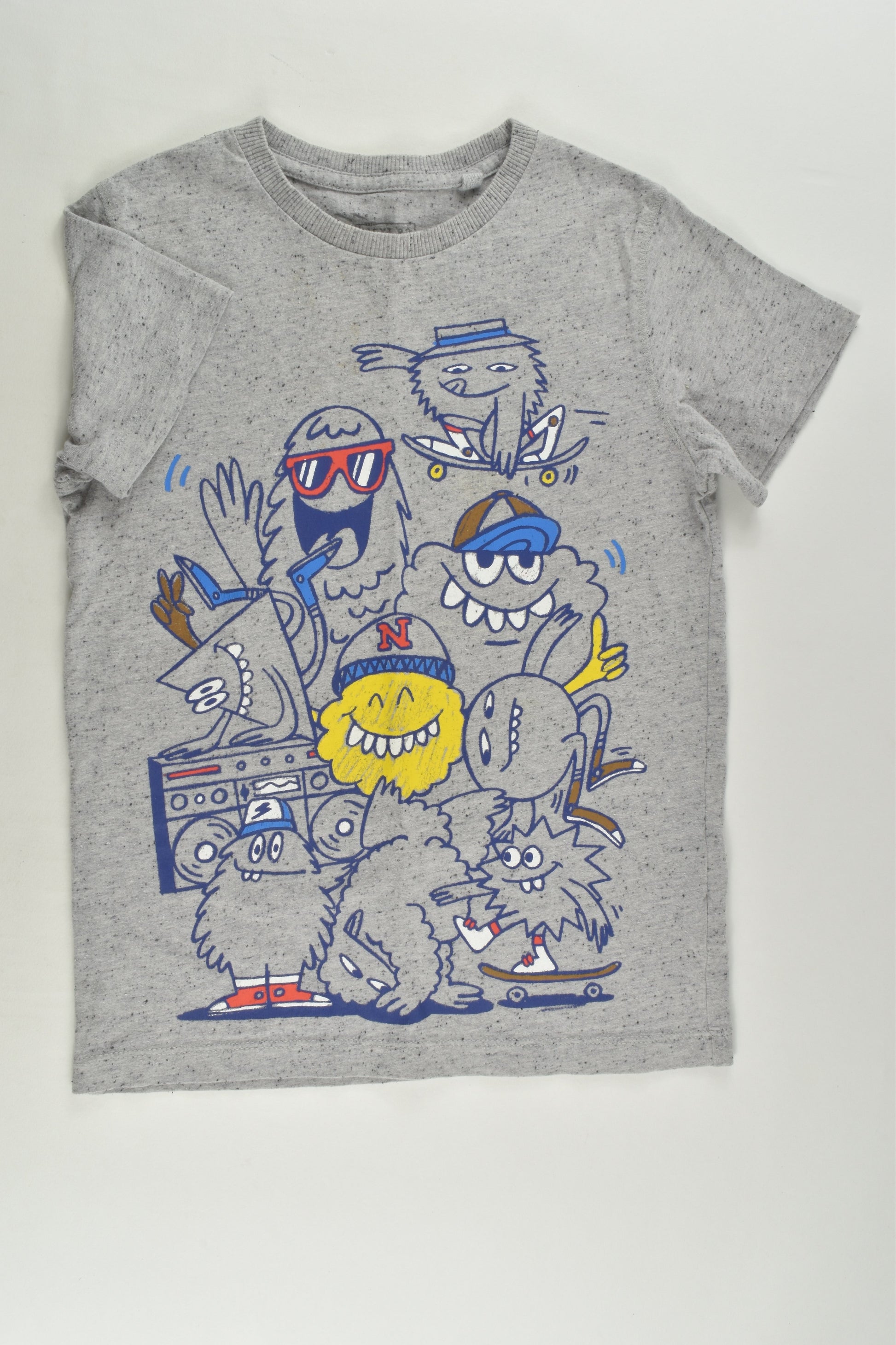 Next Size 6 Friendly Music and Skate Monsters T-shirt