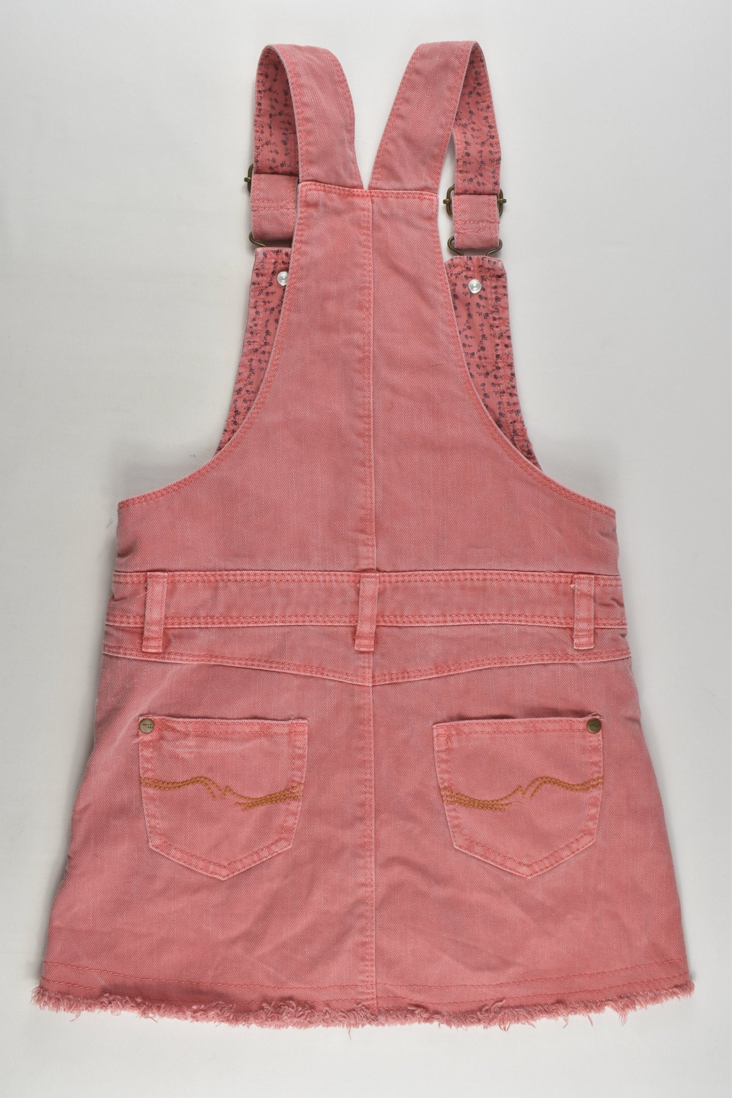 Next Size 7 (122 cm) Denim Pinafore Dress