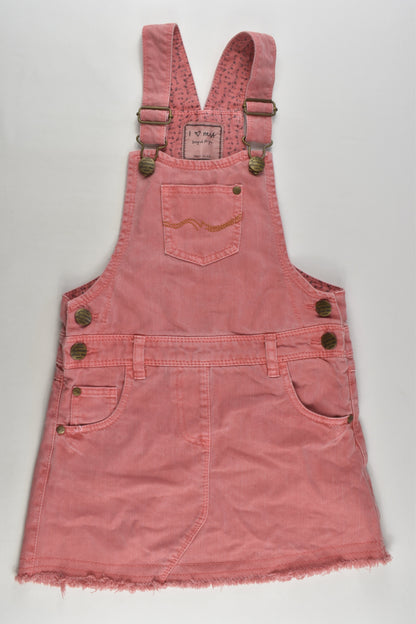 Next Size 7 (122 cm) Denim Pinafore Dress