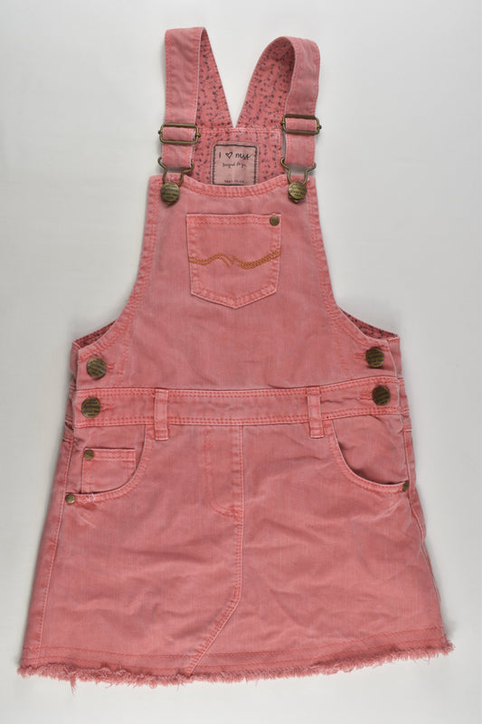 Next Size 7 (122 cm) Denim Pinafore Dress