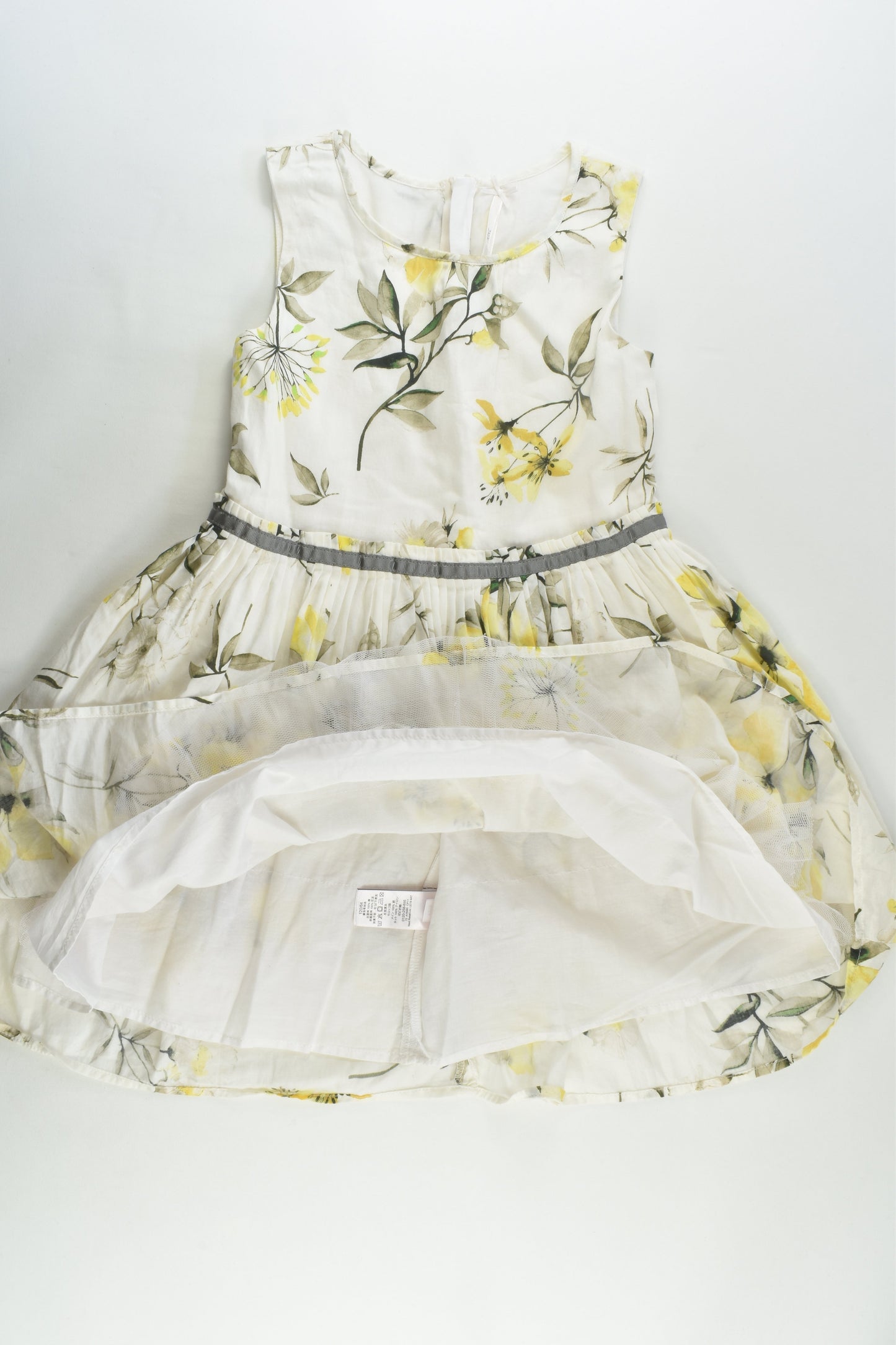 Next Size 7 (122 cm) Lined Floral Dress