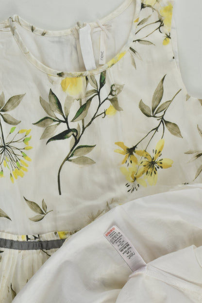 Next Size 7 (122 cm) Lined Floral Dress