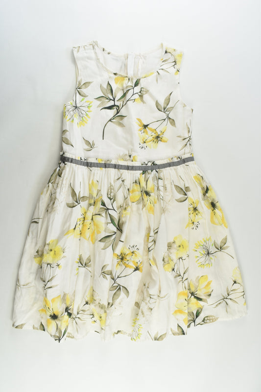 Next Size 7 (122 cm) Lined Floral Dress