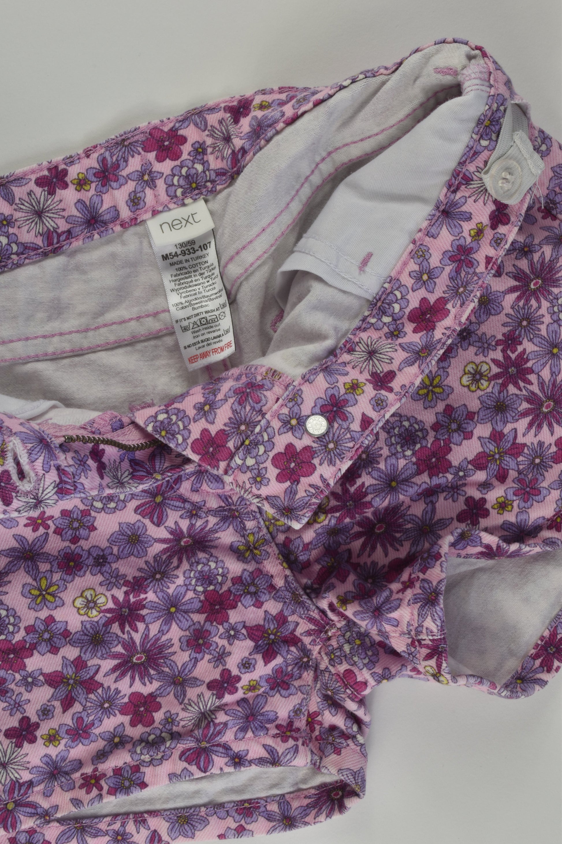 Next Size 8 Floral Denim Pants