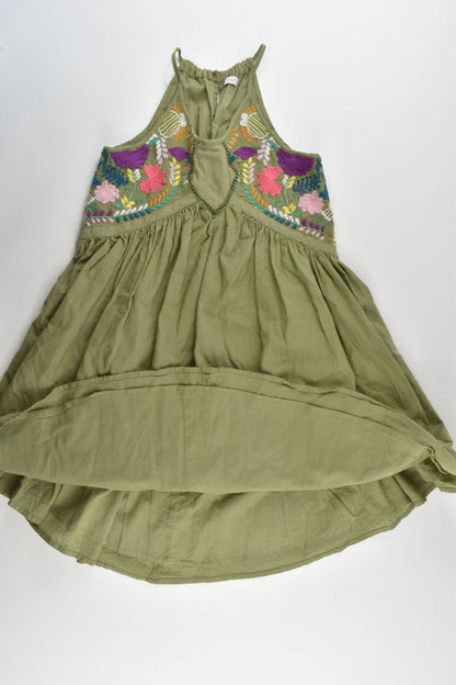 Next Size 9 (134 cm) Lined Floral Embroidery Dress