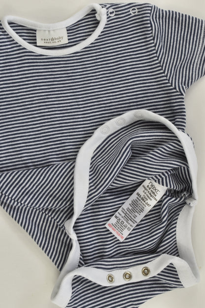 Next (UK) Size 0 (6-9 months) Striped Bodysuit