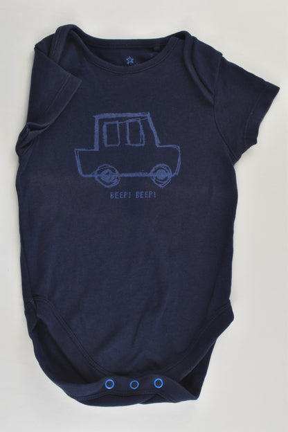 Next (UK) Size 00 (3-6 months) 'Beep! Beep!' Bodysuit