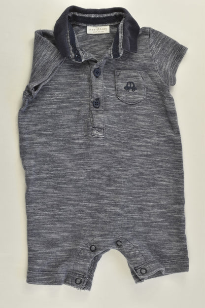 Next (UK) Size 00 (3-6 months) Car Pocket Short Romper