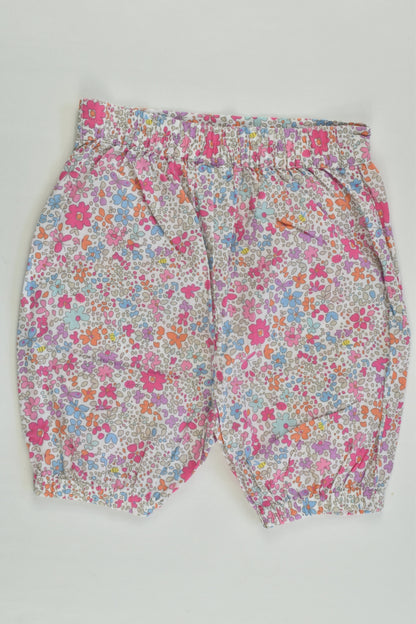 Next (UK) Size 00 (3-6 months) Liberty Print Lightweight Shorts