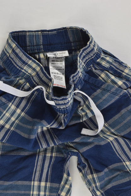 Next (UK) Size 2-3 (98 cm) Checked Shorts