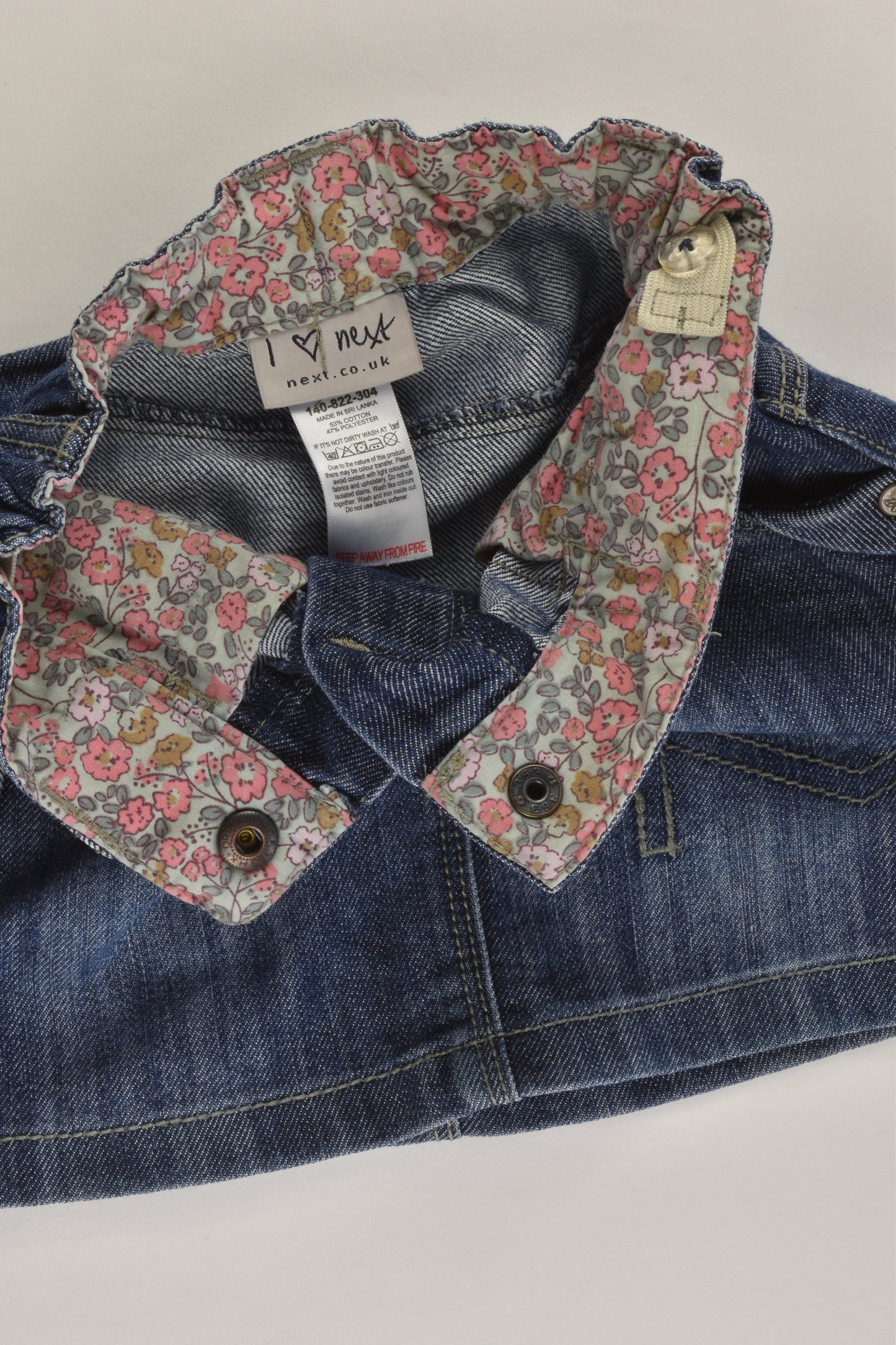 Next (UK) Size 2 (92 cm) Stretchy Denim Skirt